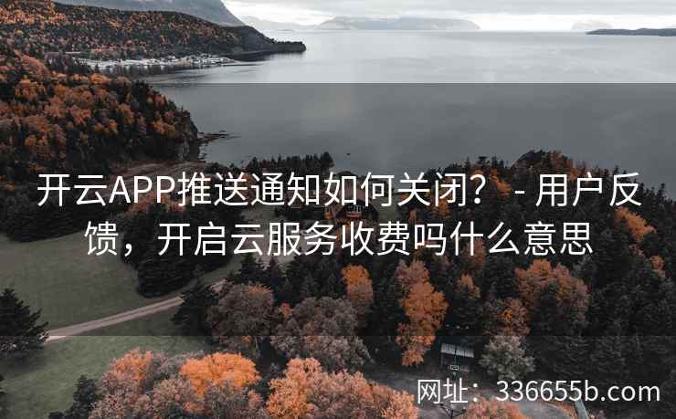 开云APP推送通知如何关闭？ - 用户反馈，开启云服务收费吗什么意思